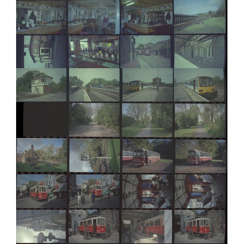 149 - Railway. A folder containing approx. 3000 colour negatives, with some contact cards. The selection h... 