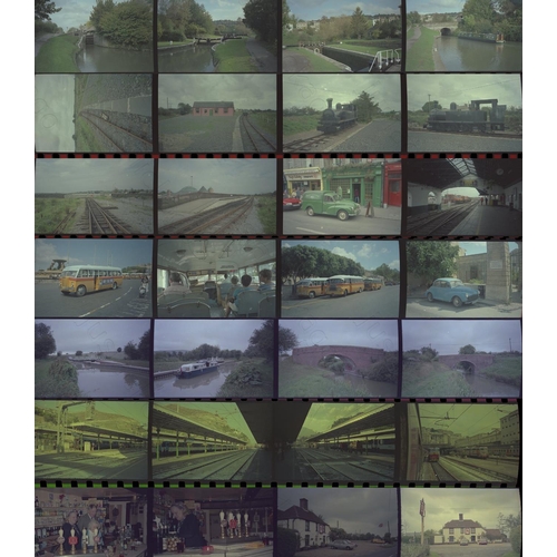 149 - Railway. A folder containing approx. 3000 colour negatives, with some contact cards. The selection h... 