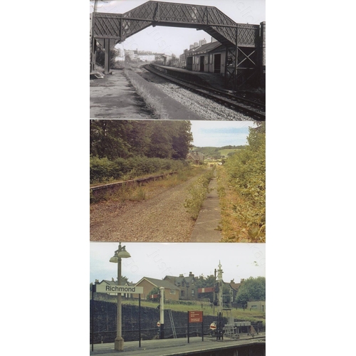 15 - Railway. Infrastructure - Stations. An assortment of approx. 300, colour and black and white, 6