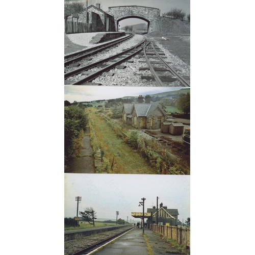 15 - Railway. Infrastructure - Stations. An assortment of approx. 300, colour and black and white, 6