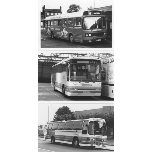 151 - Approx. 200 postcard size black & white and a few colour prints.
A good selection of Bus types and o... 