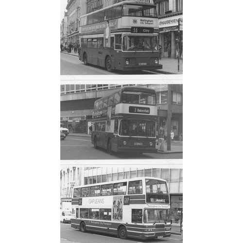 151 - Approx. 200 postcard size black & white and a few colour prints.
A good selection of Bus types and o... 