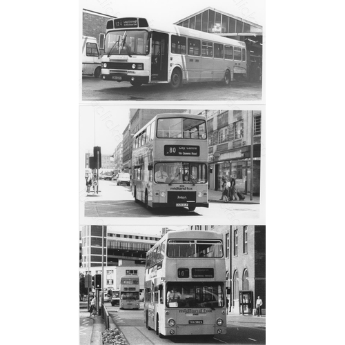 152 - Approx. 200 postcard size black & white and a few colour prints.
A good selection of Bus types and o... 