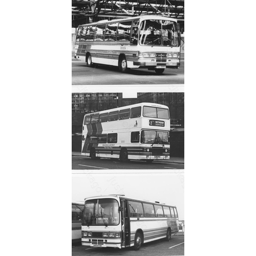 153 - Approx. 200 postcard size black & white and a few colour prints.
A good selection of Bus types and o... 