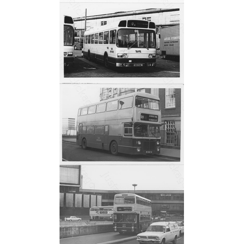 153 - Approx. 200 postcard size black & white and a few colour prints.
A good selection of Bus types and o... 