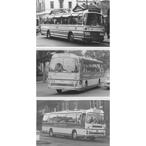 154 - Approx. 200 postcard size black & white and a few colour prints.
A good selection of Bus types and o... 