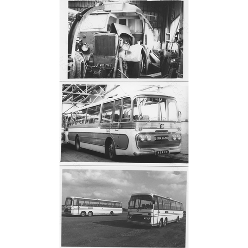 156 - Approx. 200 postcard size black & white and a few colour prints.
A good selection of Bus types and o... 