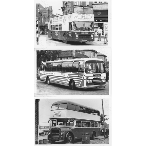 156 - Approx. 200 postcard size black & white and a few colour prints.
A good selection of Bus types and o... 