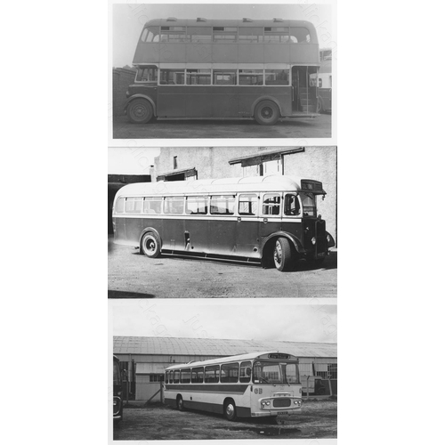 156 - Approx. 200 postcard size black & white and a few colour prints.
A good selection of Bus types and o... 