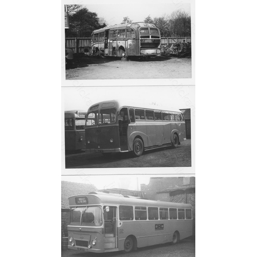 156 - Approx. 200 postcard size black & white and a few colour prints.
A good selection of Bus types and o... 