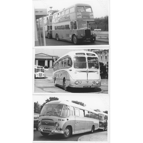 156 - Approx. 200 postcard size black & white and a few colour prints.
A good selection of Bus types and o... 