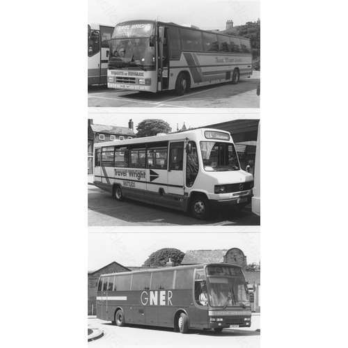 157 - Approx. 200 postcard size black & white and a few colour prints.
A good selection of Bus types and o... 