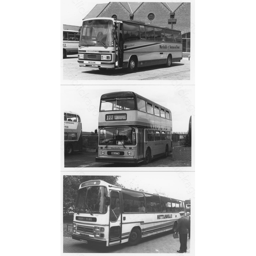 157 - Approx. 200 postcard size black & white and a few colour prints.
A good selection of Bus types and o... 