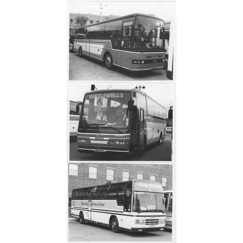 157 - Approx. 200 postcard size black & white and a few colour prints.
A good selection of Bus types and o... 