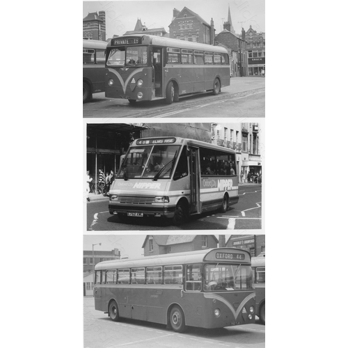 159 - Approx. 200 postcard size black & white and a few colour prints.
A good selection of Bus types and o... 