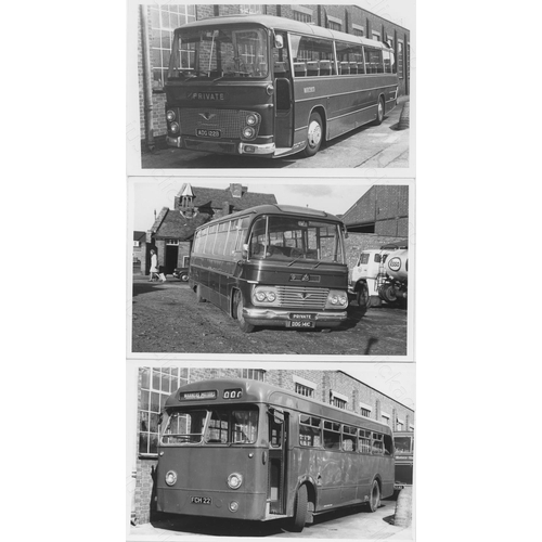 159 - Approx. 200 postcard size black & white and a few colour prints.
A good selection of Bus types and o... 