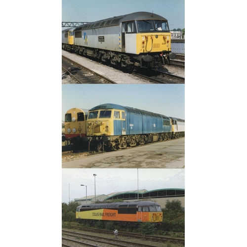 17 - Railway. Modern Traction. An assortment of approx. 300, colour, 6