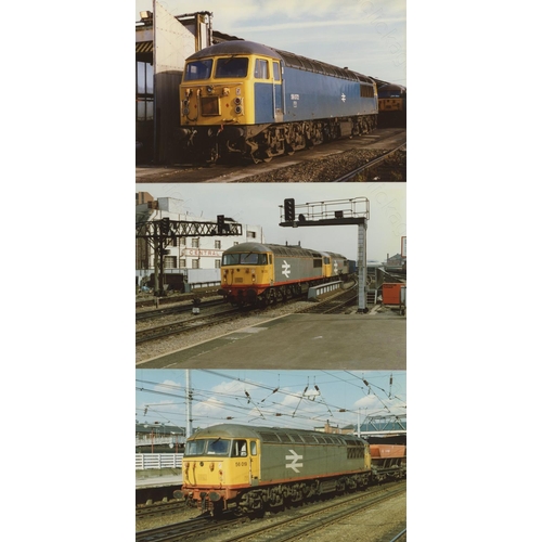 17 - Railway. Modern Traction. An assortment of approx. 300, colour, 6