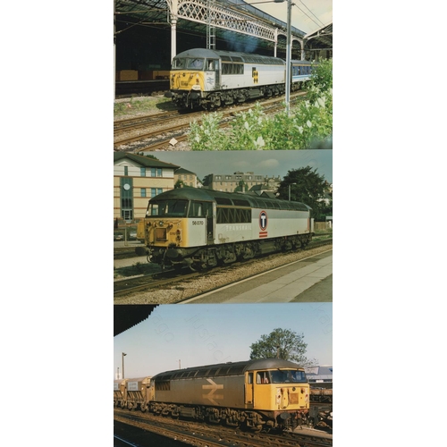 17 - Railway. Modern Traction. An assortment of approx. 300, colour, 6