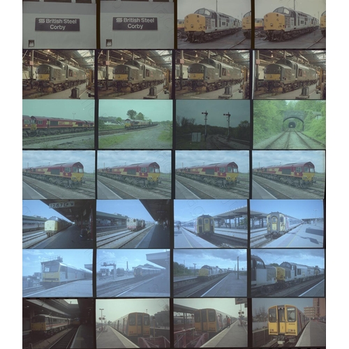 171 - Railway. Modern Traction. A selection of 35mm colour negatives by the late Steve Davies. There are a... 