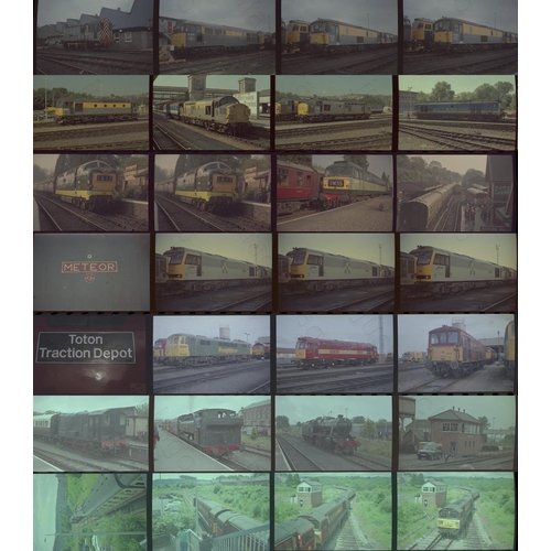 171 - Railway. Modern Traction. A selection of 35mm colour negatives by the late Steve Davies. There are a... 