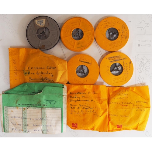 174 - Railway colour cine film, standard 8mm. Nine reels of Kodak standard 8mm film. Films labelled: Bill ... 