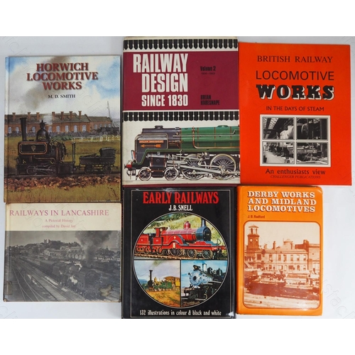 177 - Railway. An assortment of hardback and softback railway books, 14 in total. Includes 