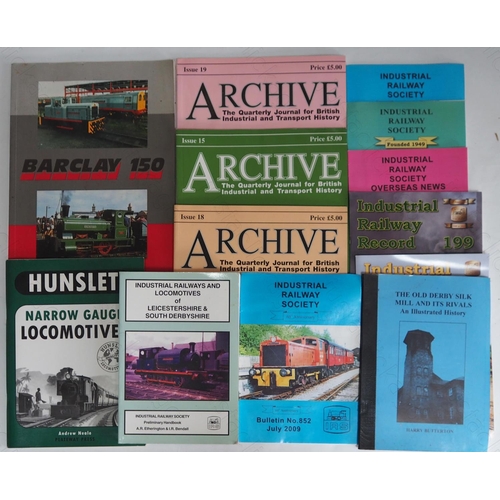 178 - Railway. A selection of 13 softback books of Industrial Railway interest. Includes 