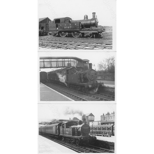 185 - Railway. Ex L.N.E.R./ ex Great Eastern locomotives, the majority are in pre- BR days. A fine collect... 