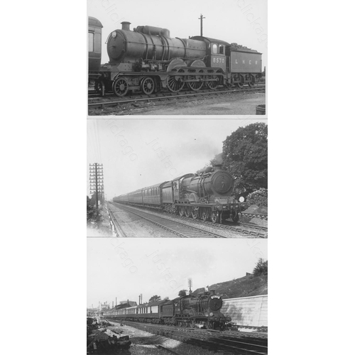 185 - Railway. Ex L.N.E.R./ ex Great Eastern locomotives, the majority are in pre- BR days. A fine collect... 