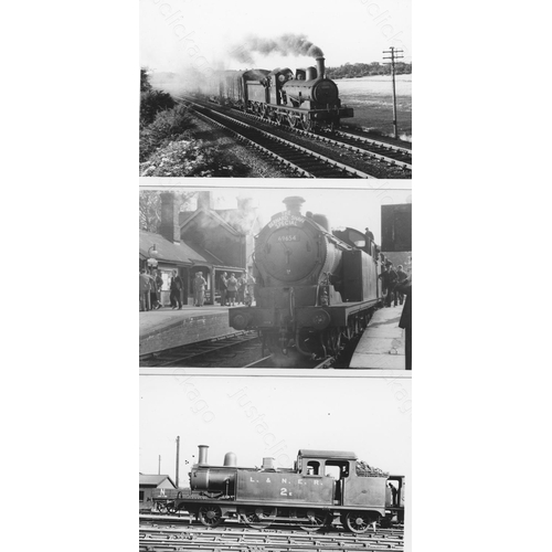 185 - Railway. Ex L.N.E.R./ ex Great Eastern locomotives, the majority are in pre- BR days. A fine collect... 