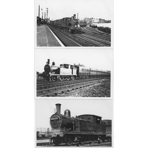 185 - Railway. Ex L.N.E.R./ ex Great Eastern locomotives, the majority are in pre- BR days. A fine collect... 