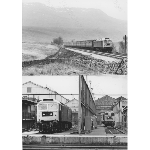 19 - Railway. Modern traction. Original dark room prints by John Vaughan taken at some of his favourite l...