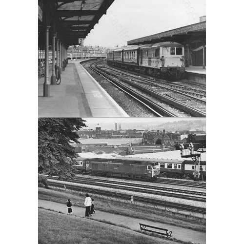 19 - Railway. Modern traction. Original dark room prints by John Vaughan taken at some of his favourite l... 