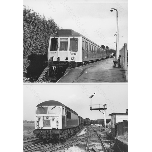 19 - Railway. Modern traction. Original dark room prints by John Vaughan taken at some of his favourite l...