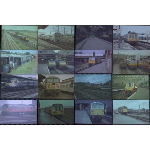 190 - Railway. Modern Traction. Approx. 100 x 35mm colour negatives with a few black and white mixed in. T... 