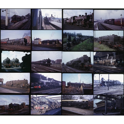 195 - Railway. B.R. Steam. Approx. 50 x 35mm original Kodak colour slides. A good quality selection, most ... 