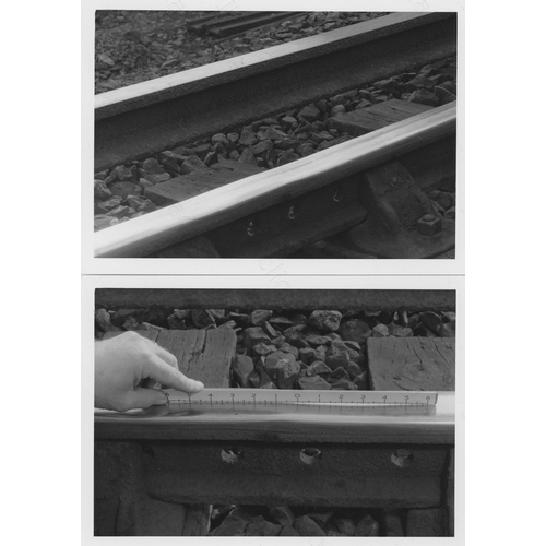 197 - A box of assorted track maintenance photographs. Approx. 
200 black and white prints, with a few col... 