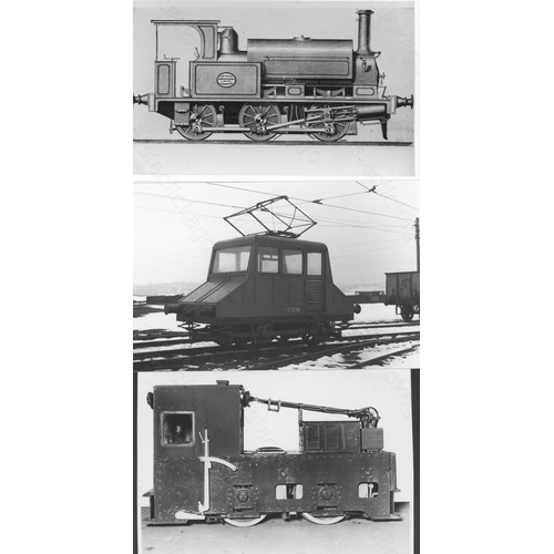 198 - Railway. Industrial Locomotive Builders. An interesting lot of Industrial Locomotive builders prints... 