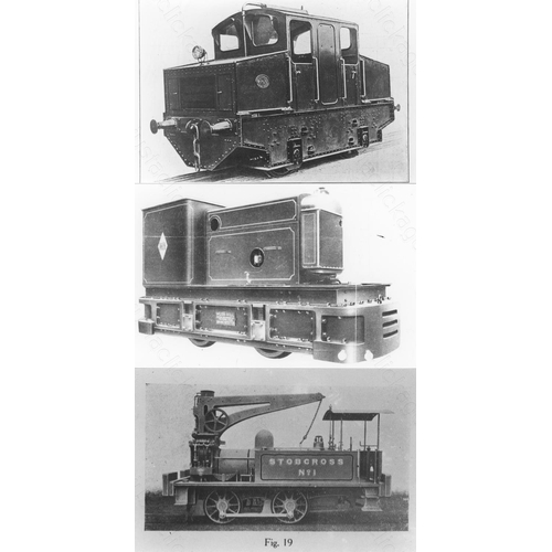 199 - Railway. Industrial Locomotive Builders. An interesting lot of Industrial Locomotive builders prints... 