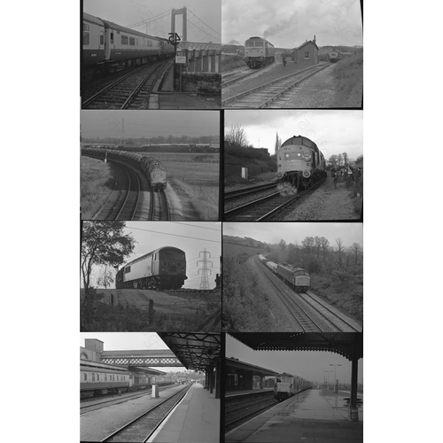 2 - Railway. Original black & white, individual, medium format negatives by John Vaughan.
Approx. 100. R...