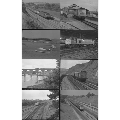 2 - Railway. Original black & white, individual, medium format negatives by John Vaughan.
Approx. 100. R... 