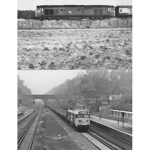 20 - Railway. Modern traction. Original dark room prints by John Vaughan taken at some of his favourite l... 