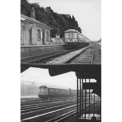 20 - Railway. Modern traction. Original dark room prints by John Vaughan taken at some of his favourite l... 