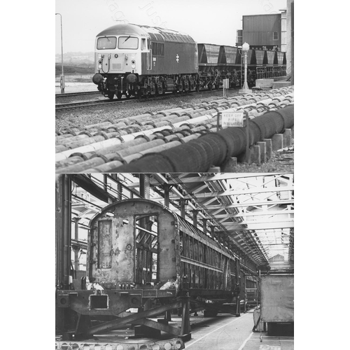 20 - Railway. Modern traction. Original dark room prints by John Vaughan taken at some of his favourite l... 