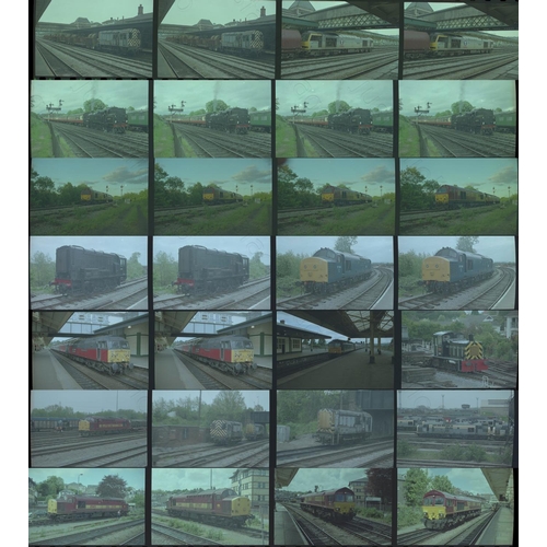 200 - Railway. Modern Traction. A selection of 35mm colour negatives by the late Steve Davies. There are a... 