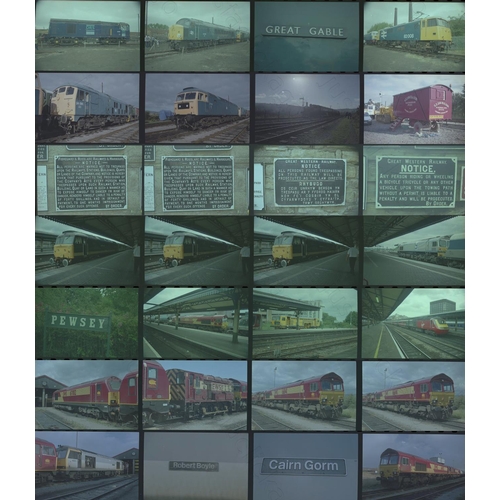 200 - Railway. Modern Traction. A selection of 35mm colour negatives by the late Steve Davies. There are a... 