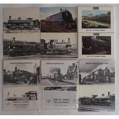 212 - Railway. Overseas Traction. A shoebox full of Approx. 1000+ colour prints (some black and white coll... 