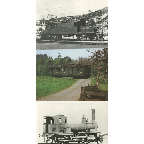 212 - Railway. Overseas Traction. A shoebox full of Approx. 1000+ colour prints (some black and white coll... 