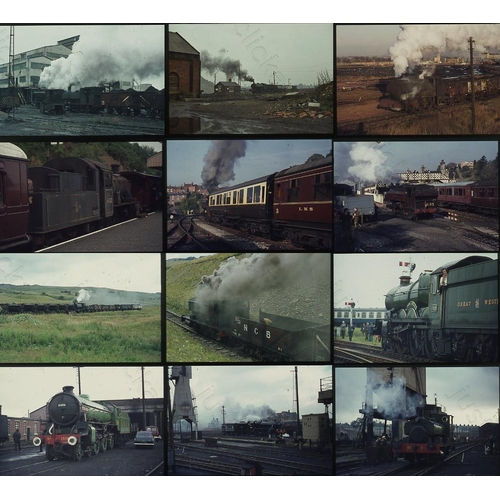 214 - Railway. A small mixed lot of approx. 44 x 35mm colour slides, all are Agfachrome. Plus 3 x Dart Val... 